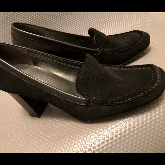 NINE WEST high heel loafers sz7 - Picture 5 of 5